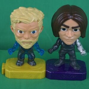 Marvel Avengers Thor & Winter Soldier McDonald's Happy Meal Figures Set 2019-20